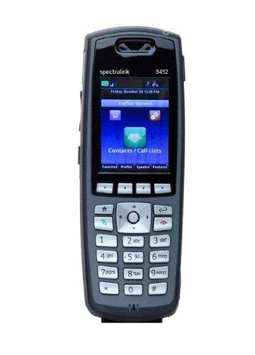 Spectralink 2200-37292-001 8453 W/Out Lync Supp Black Handset