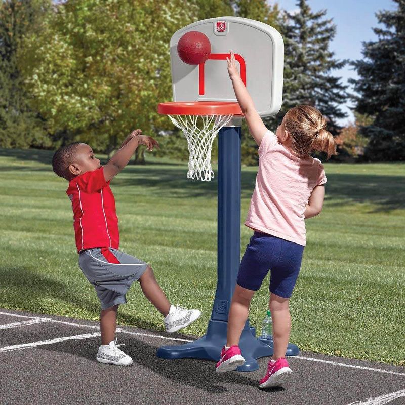Step2 Shootin' Hoops 42 Inch Little Kids Junior Basketball Hoop Sport Set & Ball