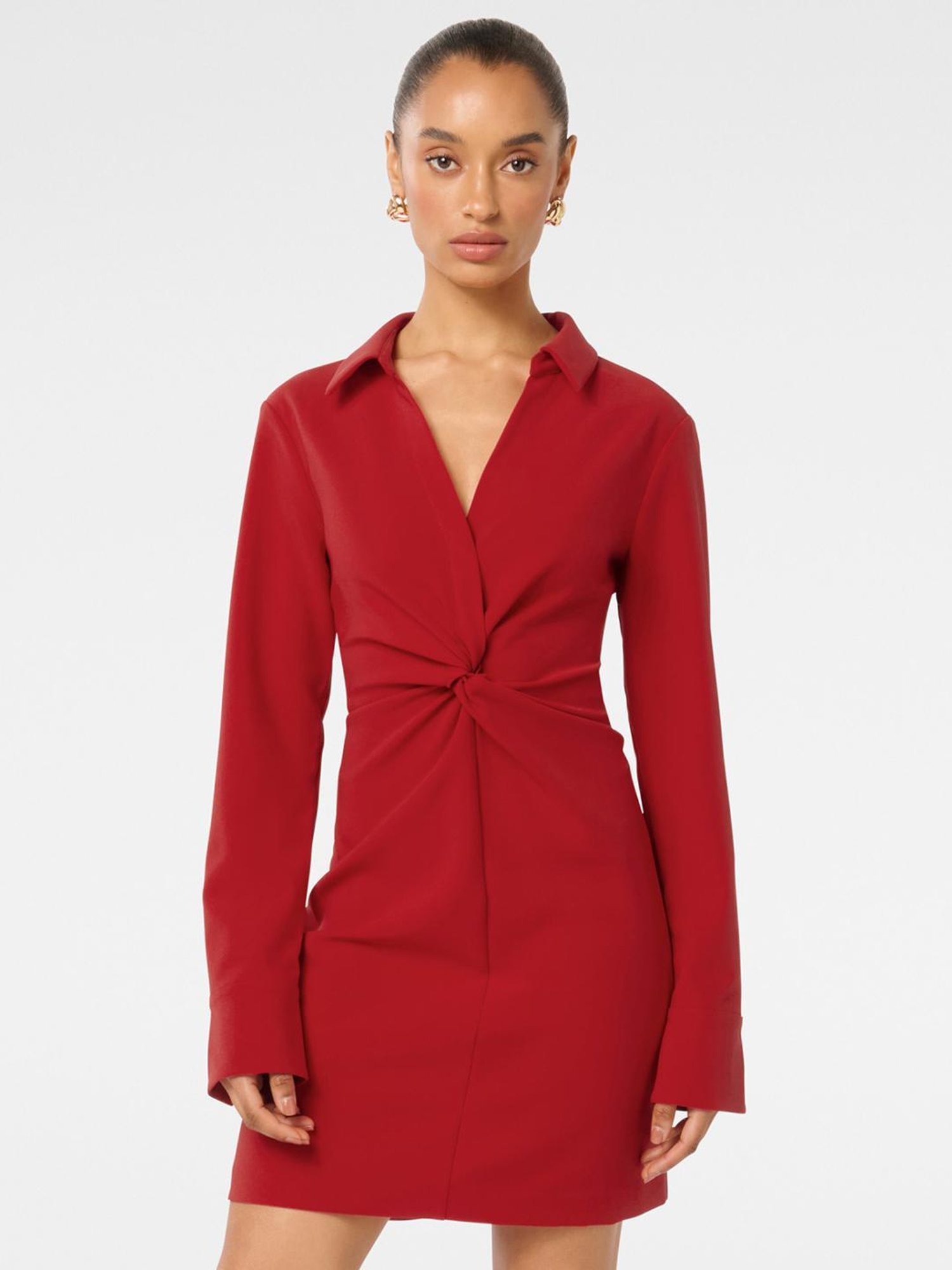 Forever New Madison Petite Twist Shirt Dress