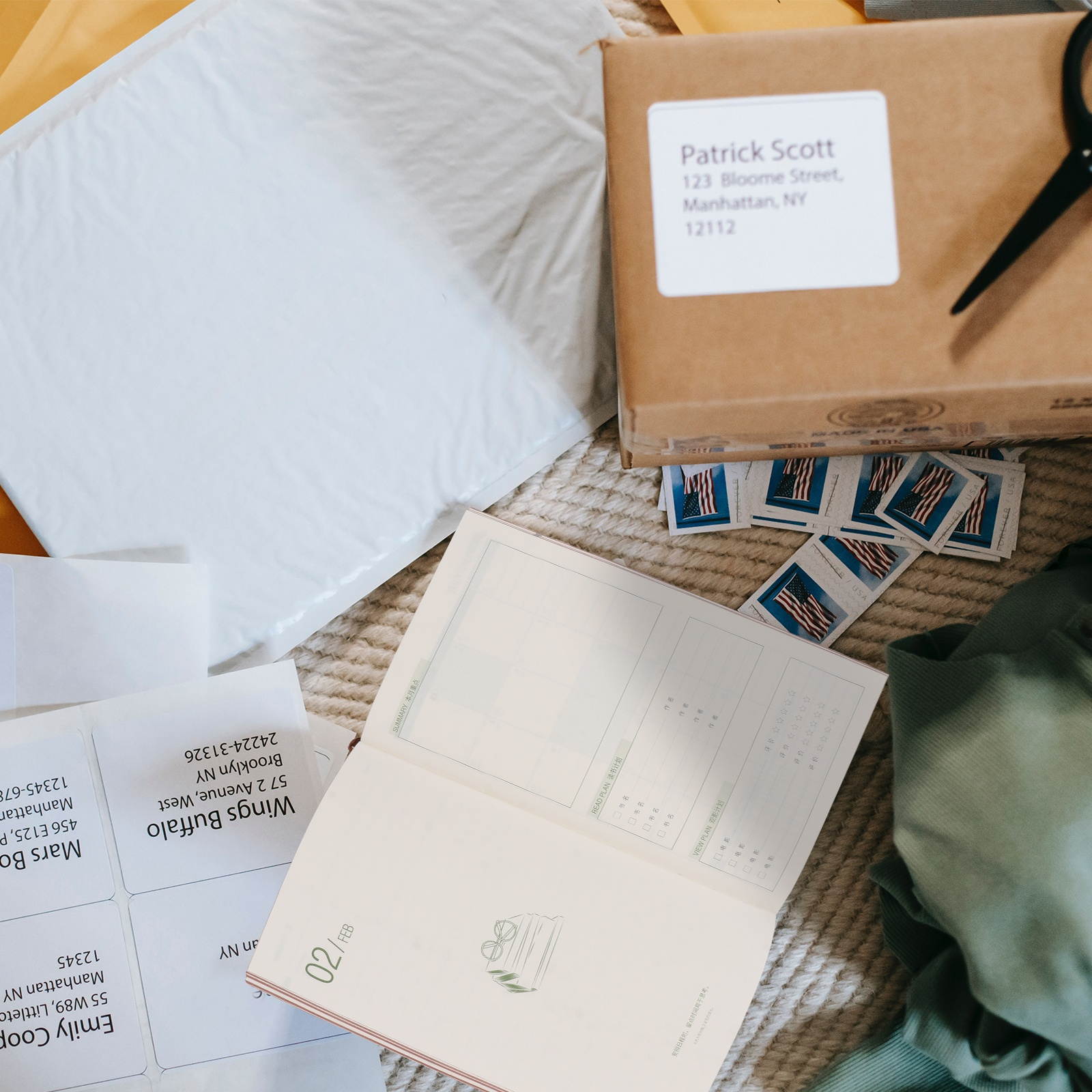 1Pc A5 Agenda Notepad Planning Notepad Creative Schedule Writing Notebook