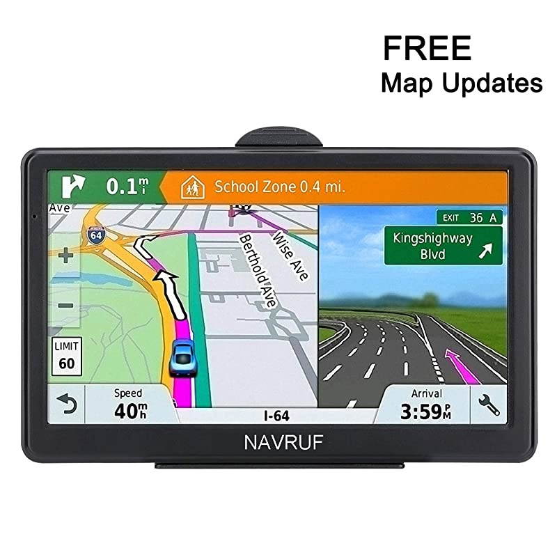 GPS Navigator, 7-inch 8GB HD Touch Screen GPS Navigation System, Voice Transition Direction, with Free Lifetime map Update