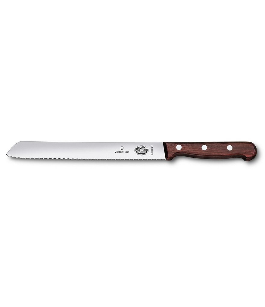 Victorinox Swiss Army Bread Knife with Rosewood Handle