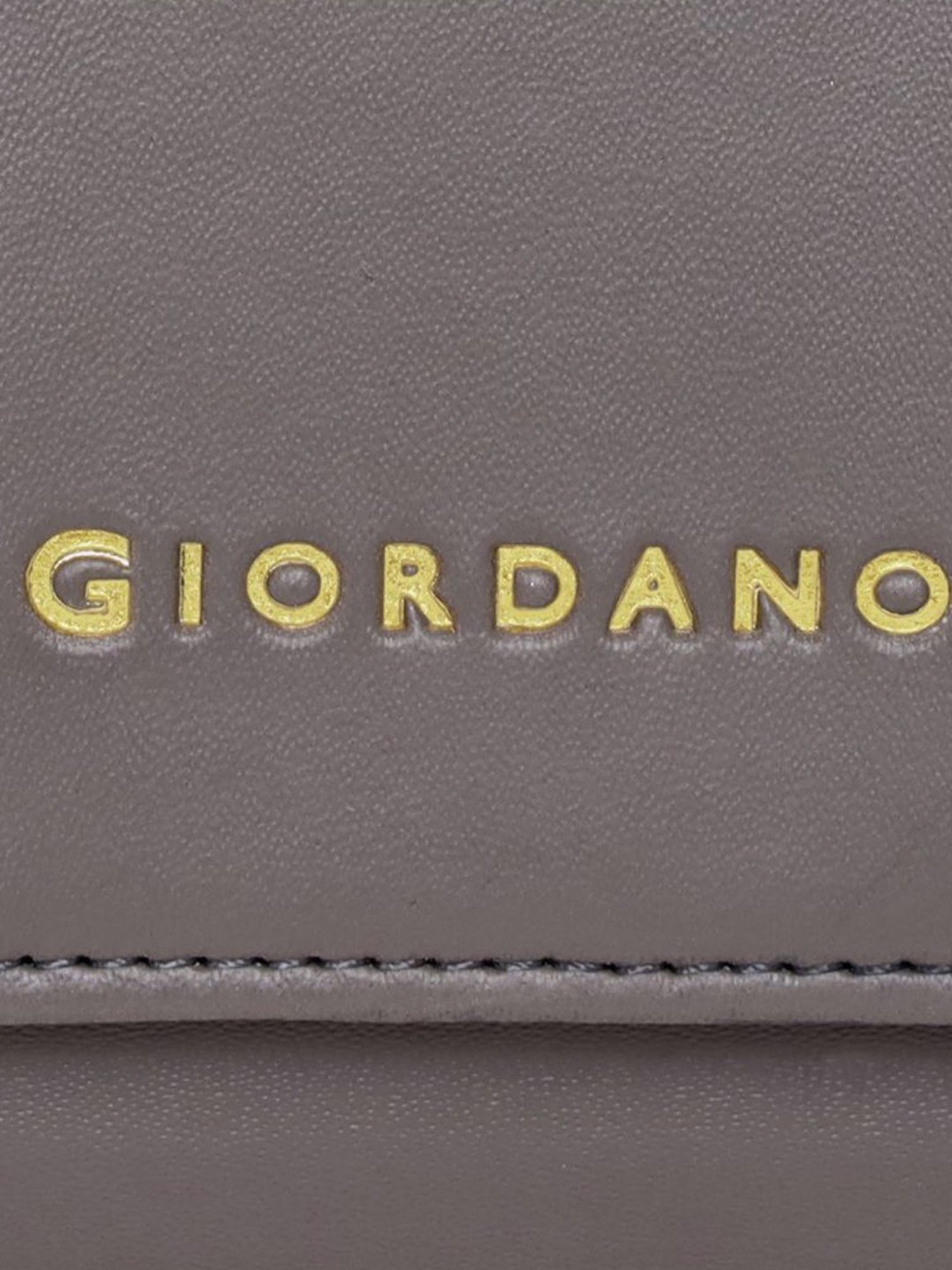 Giordano Grey Textured Tri-Fold Wallet for Women