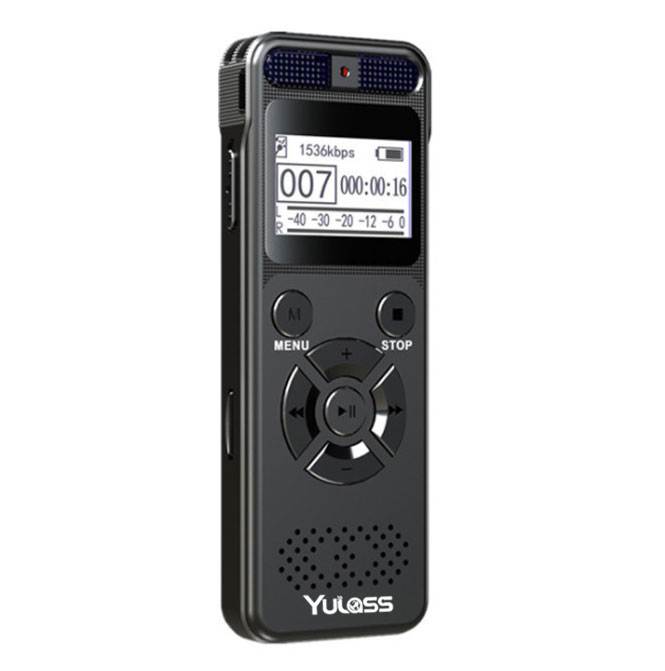 8GB Professional Audio Recorder Business Portable Digital Voice Recorder USB Support Multi-language,Tf Card to 64GB