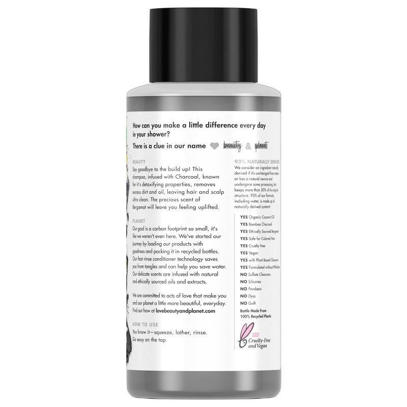 Love Beauty and Planet Delightful Detox Charcoal Shampoo - 13.5 fl oz