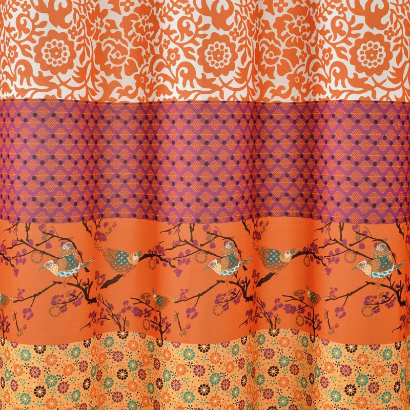 Royal Empire Shower Curtain Orange - Lush Décor