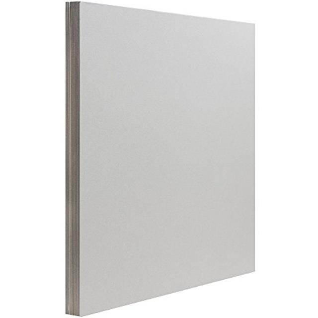 jam paper matte 28lb paper  8.5 x 11  light gray  50 sheets/pack