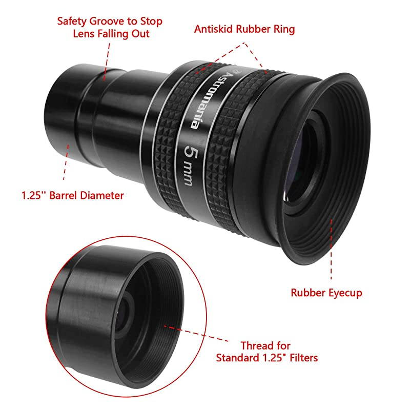 125 5mm 58Degree Planetary Eyepiece for Telescope