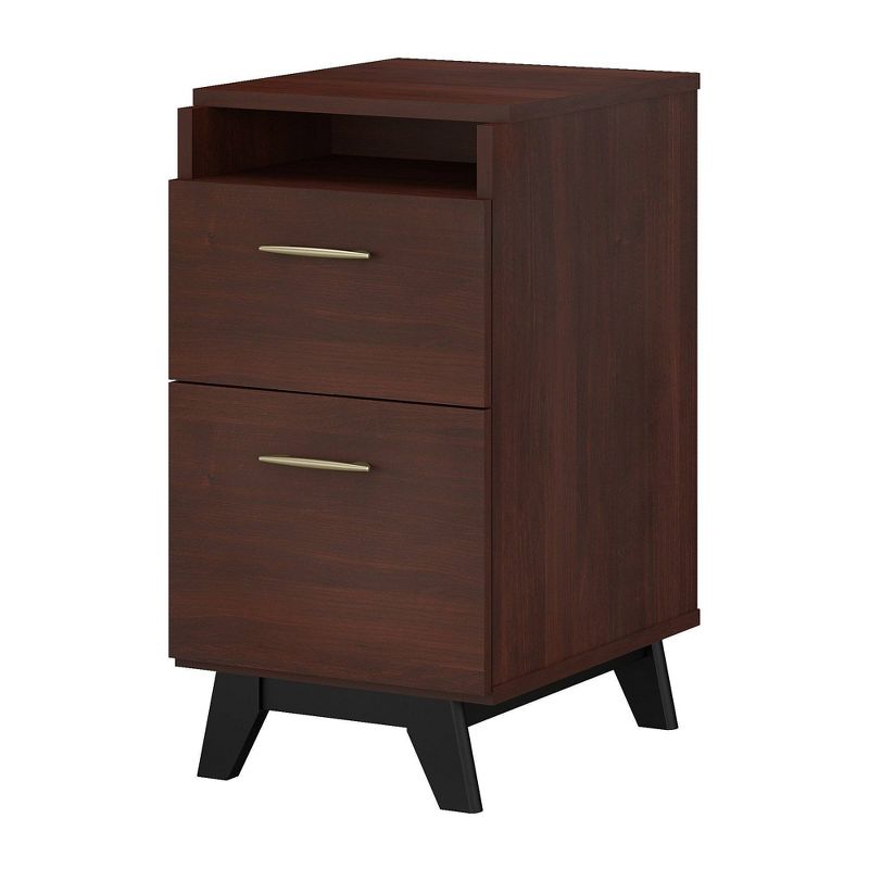 Centura 2 Drawer File Cabinet Century Walnut - Kathy Ireland Home