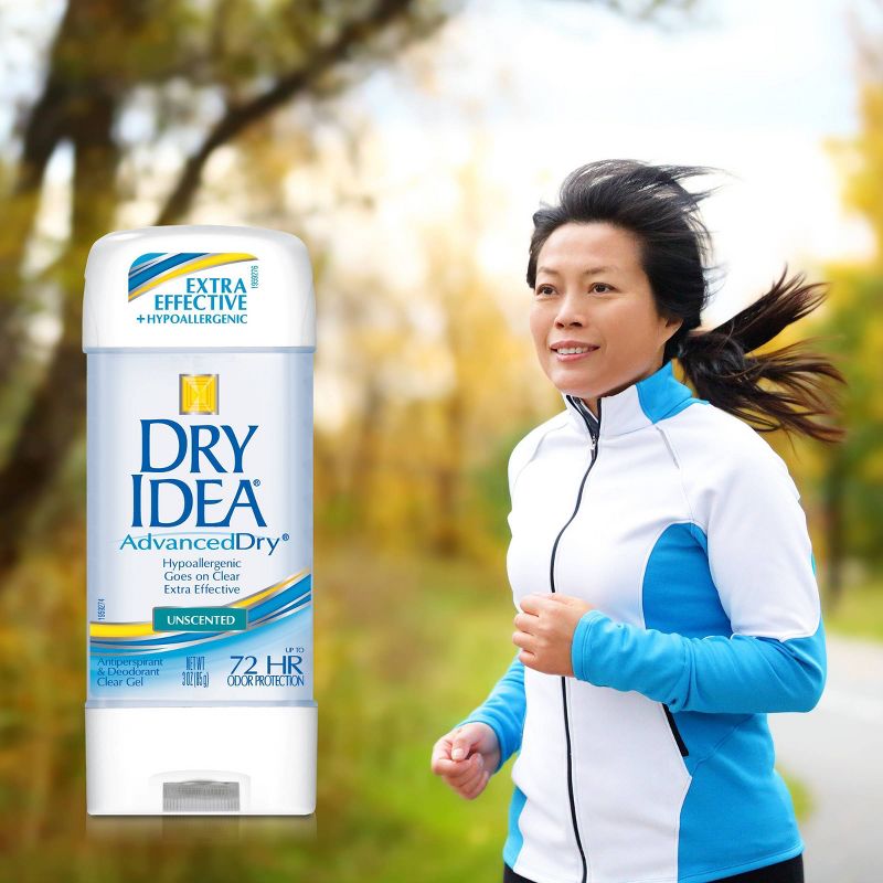 Dry Idea AdvancedDry Unscented Hypo-Allergenic Clear Gel Antiperspirant & Deodorant 3-oz.