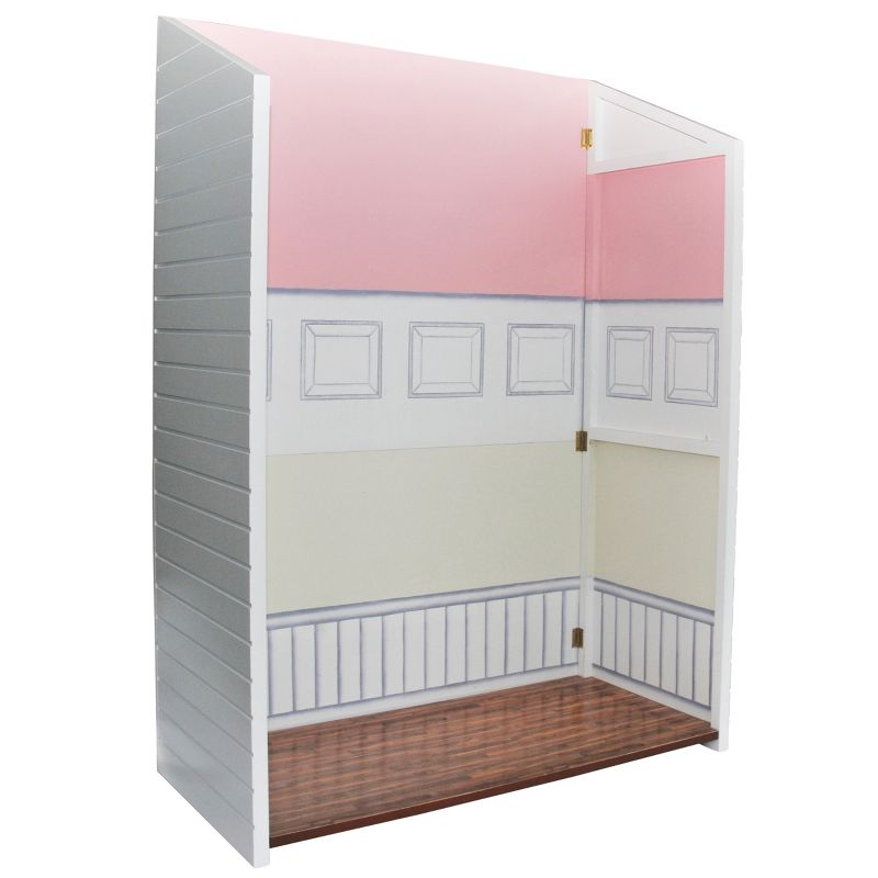 The Queen's Treasures Fold & Store 2-Story Doll Townhouse For 18" Dolls