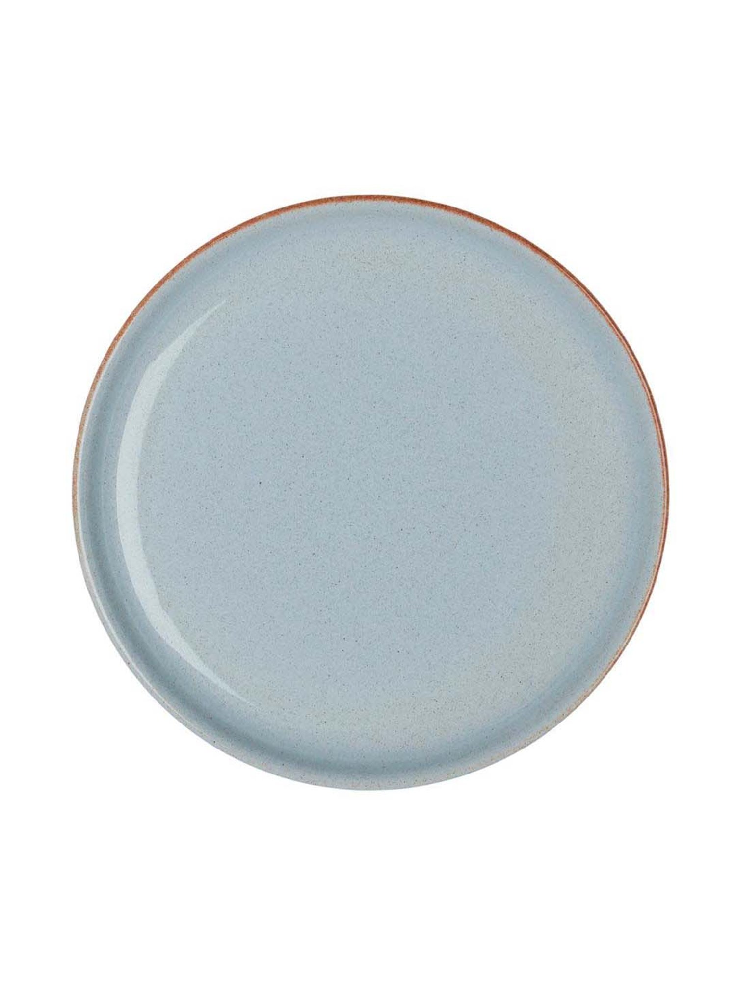 Nestasia Premium Quality Mandala Yellow Spiral Printed Square Shaped Ceramic Plate With Handle