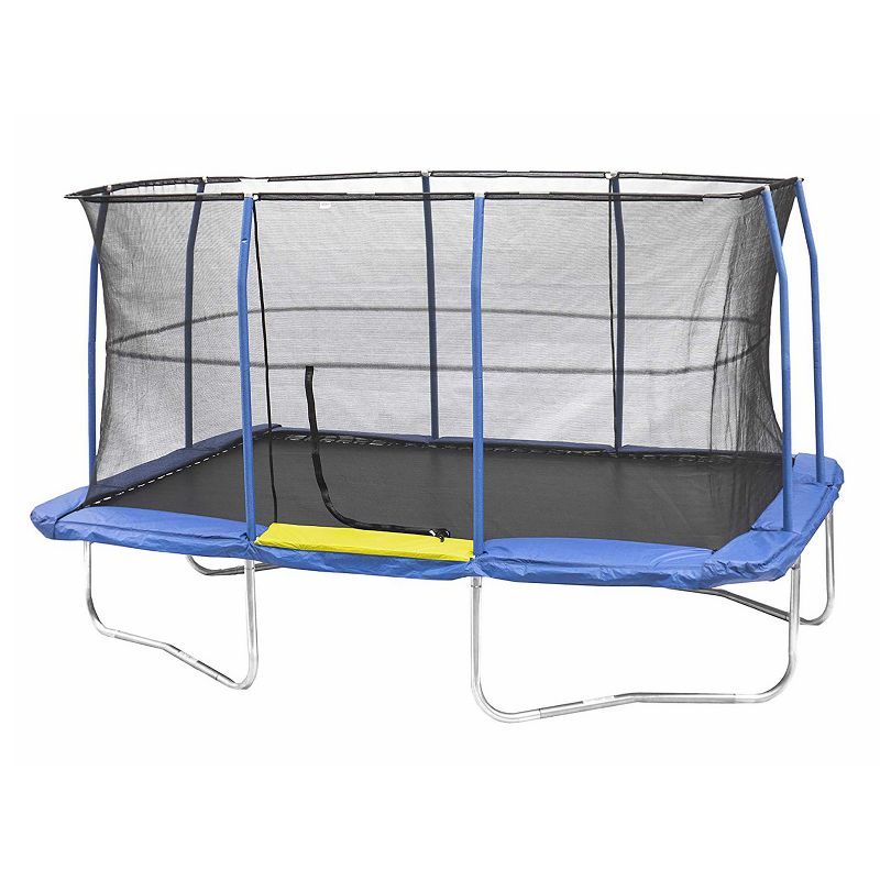 Jumpking JKRC1015BYC3 10 x 15-Foot Rectangular Trampoline and Enclosure Net Combo