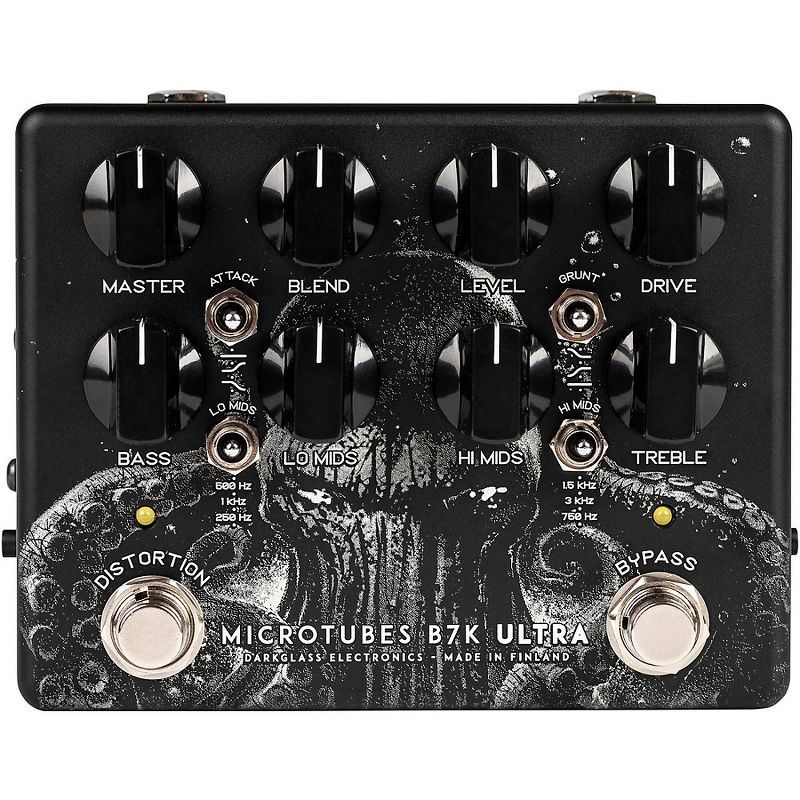 Darkglass Microtubes B7K Ultra with Aux In (Limited "SQUID") Black