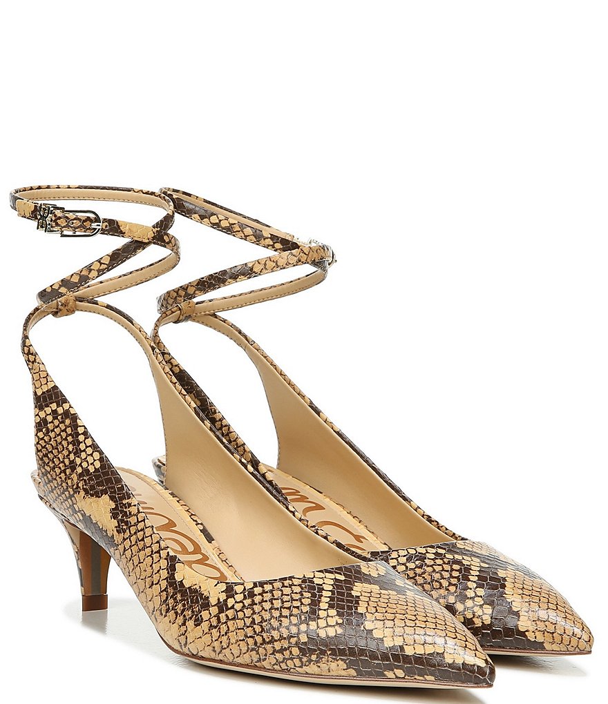 Franco Sarto Citrus Snake Print Pumps