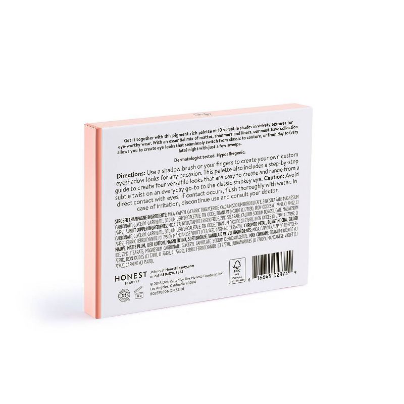 Honest Beauty Get It Together Eyeshadow Palette - 0.67 oz