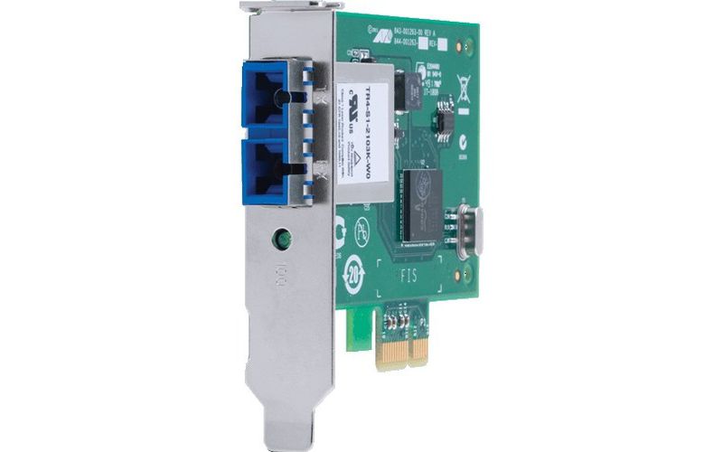 Allied Telesis AT-2911SX Gigabit Ethernet Card - PCI Express x1 - 1 Port(s) - 1 x SC Port(s) - Full-height, Low-profile