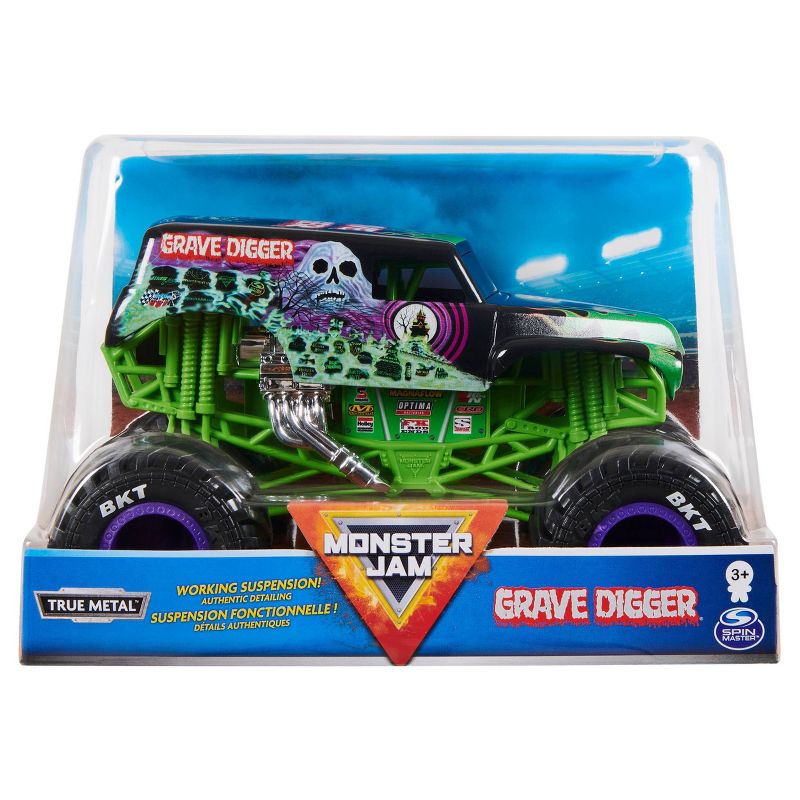 Monster Jam Official Grave Digger Monster Truck 1:24 Scale Die-Cast Vehicle