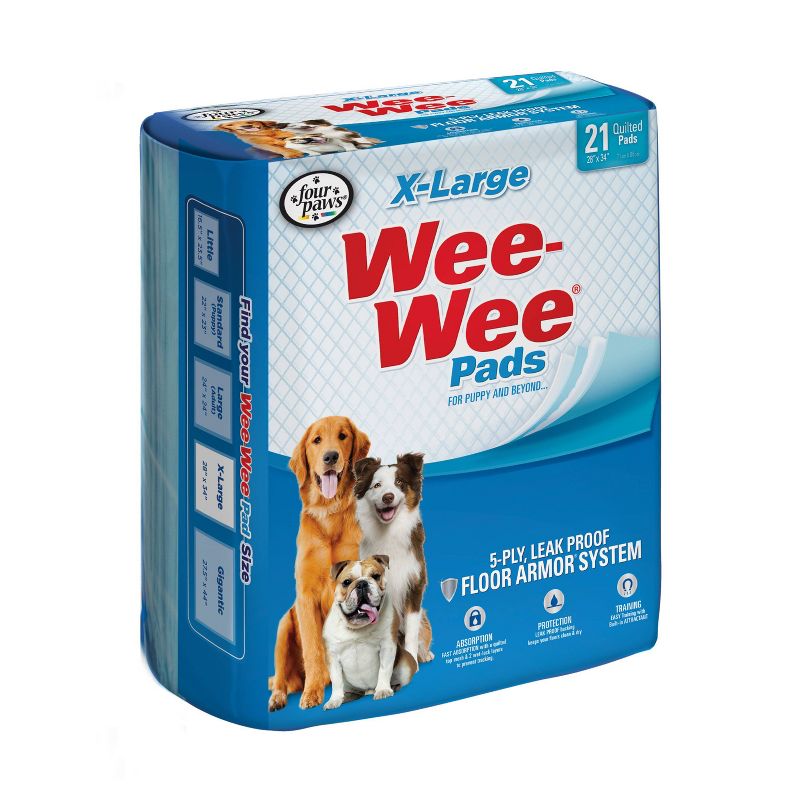 Four Paws Wee-Wee Dog Pads - 21ct - XL