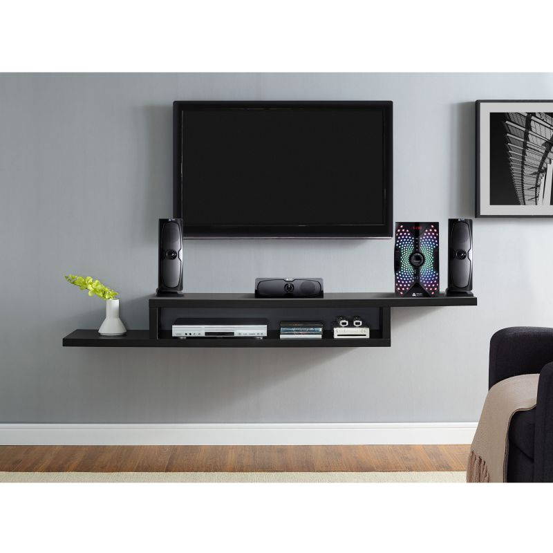 Frisby Audio 125 Watt Home Theater 5.1 Surround Sound Speaker System with Subwoofer, Bluetooth Wireless Streaming from Devices & Media Reader, RGB LED Pulse Lighting, Digital Optical Input &ndash; Black