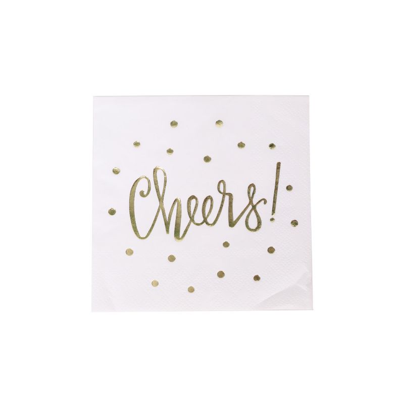 20ct "Cheers" Beverage Napkin - Spritz™