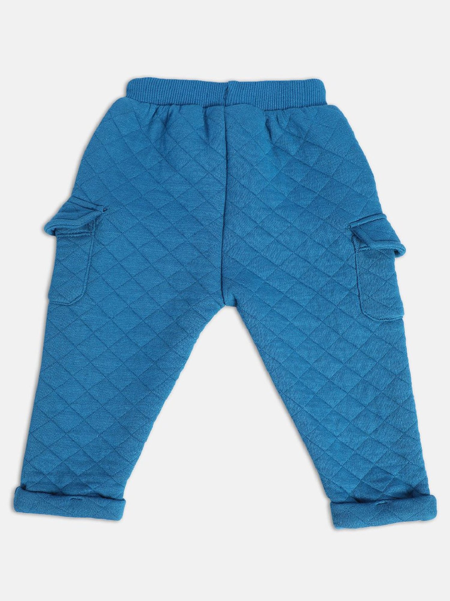 Ed-a-Mamma Baby Multicolor Solid Joggers (Pack Of 3)