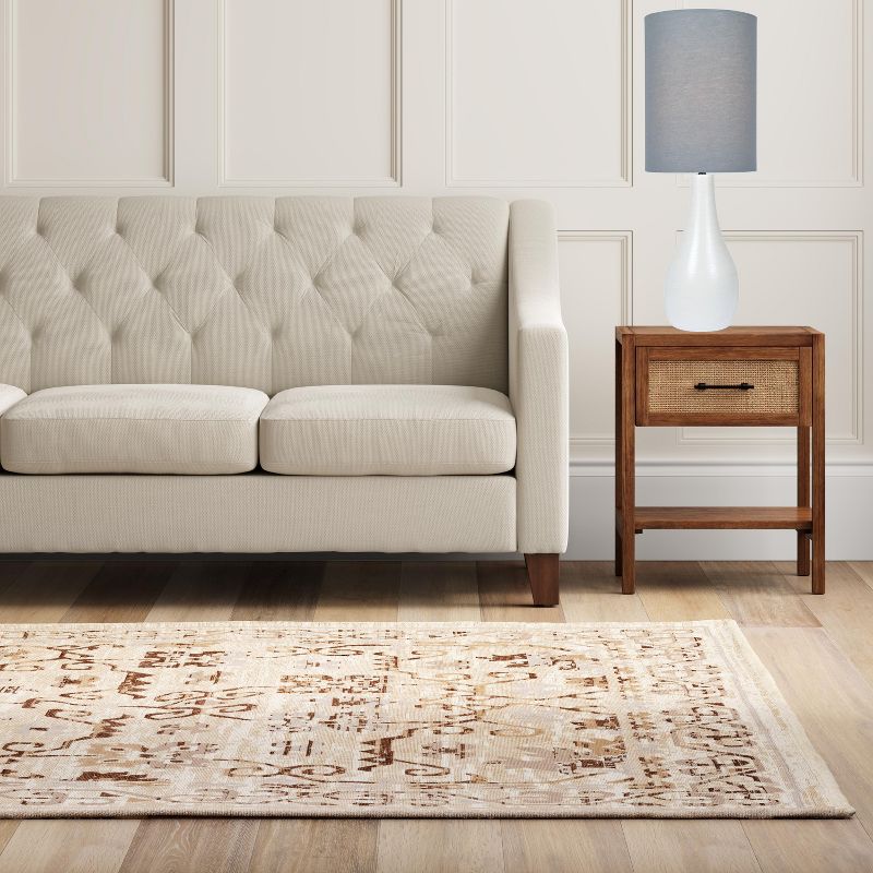 Quatro Table Lamp Brushed White  - Lite Source