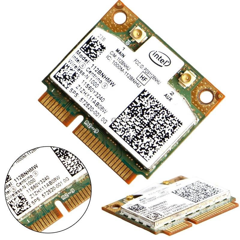 Intel Centrino Wireless-N 1000 802.11 b/g/n 112BNHMW Half PCI-E Mini Wifi Card