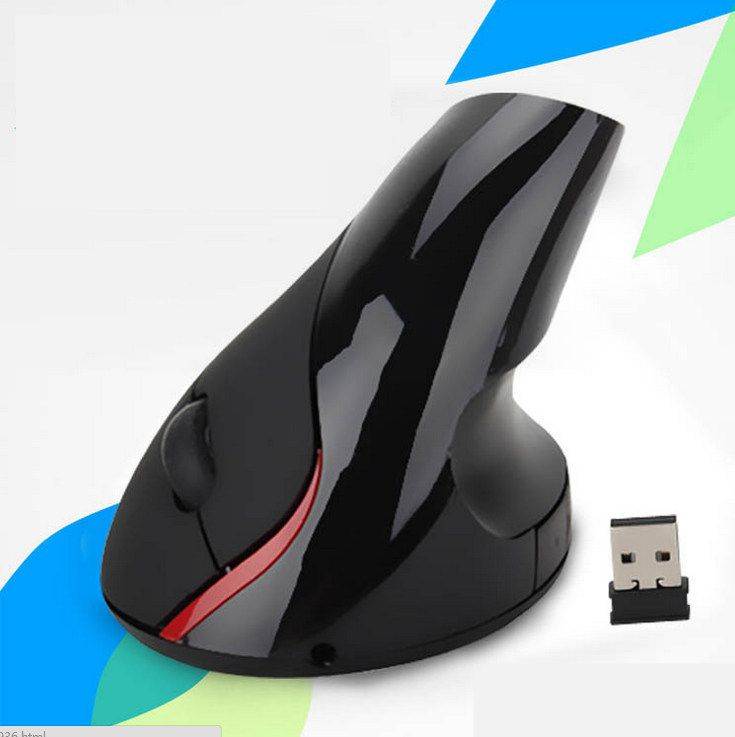 Newest Rechargeable Wireless Vertical Mouse Ergonomic design 5 Buttons 2.4G DPI 10M Optical Gaming Mice For Laptop Desktop PC