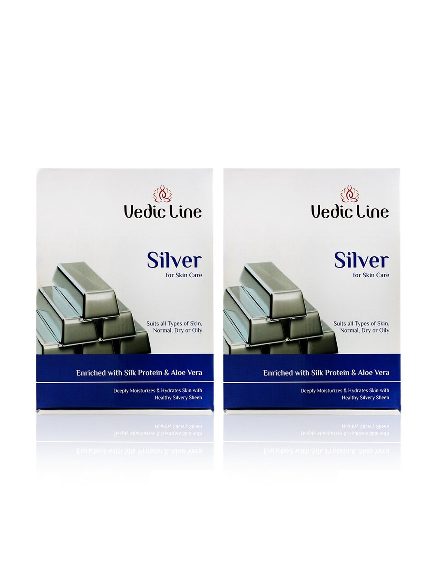 VEDIC LINE Silver Facial Kit - Pack of 2