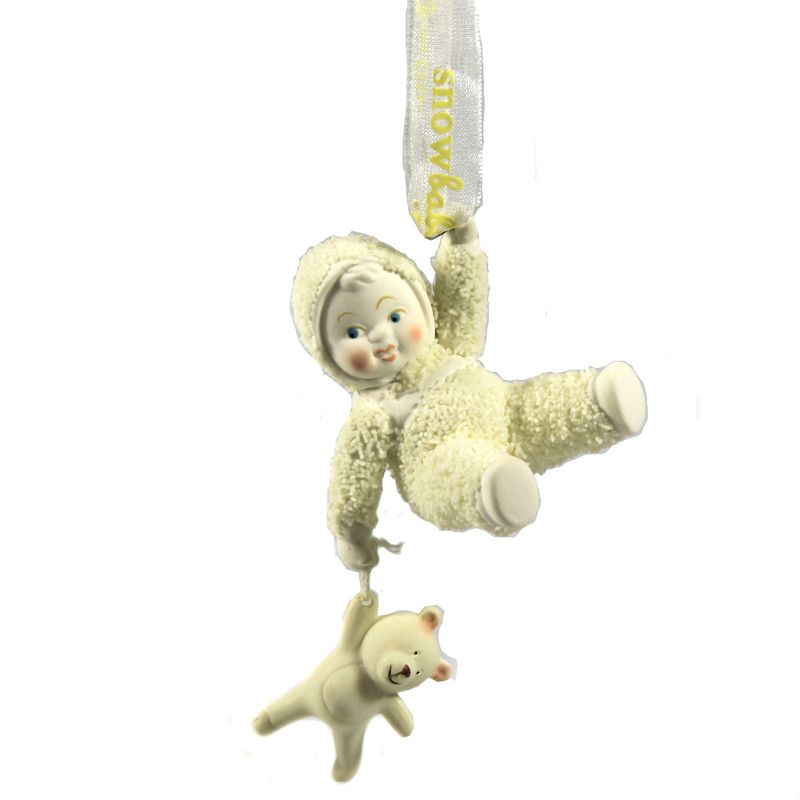 Dept 56 Snowbabies 3.0" Beary Best Friends Ornament Teddy Bear  -  Tree Ornaments