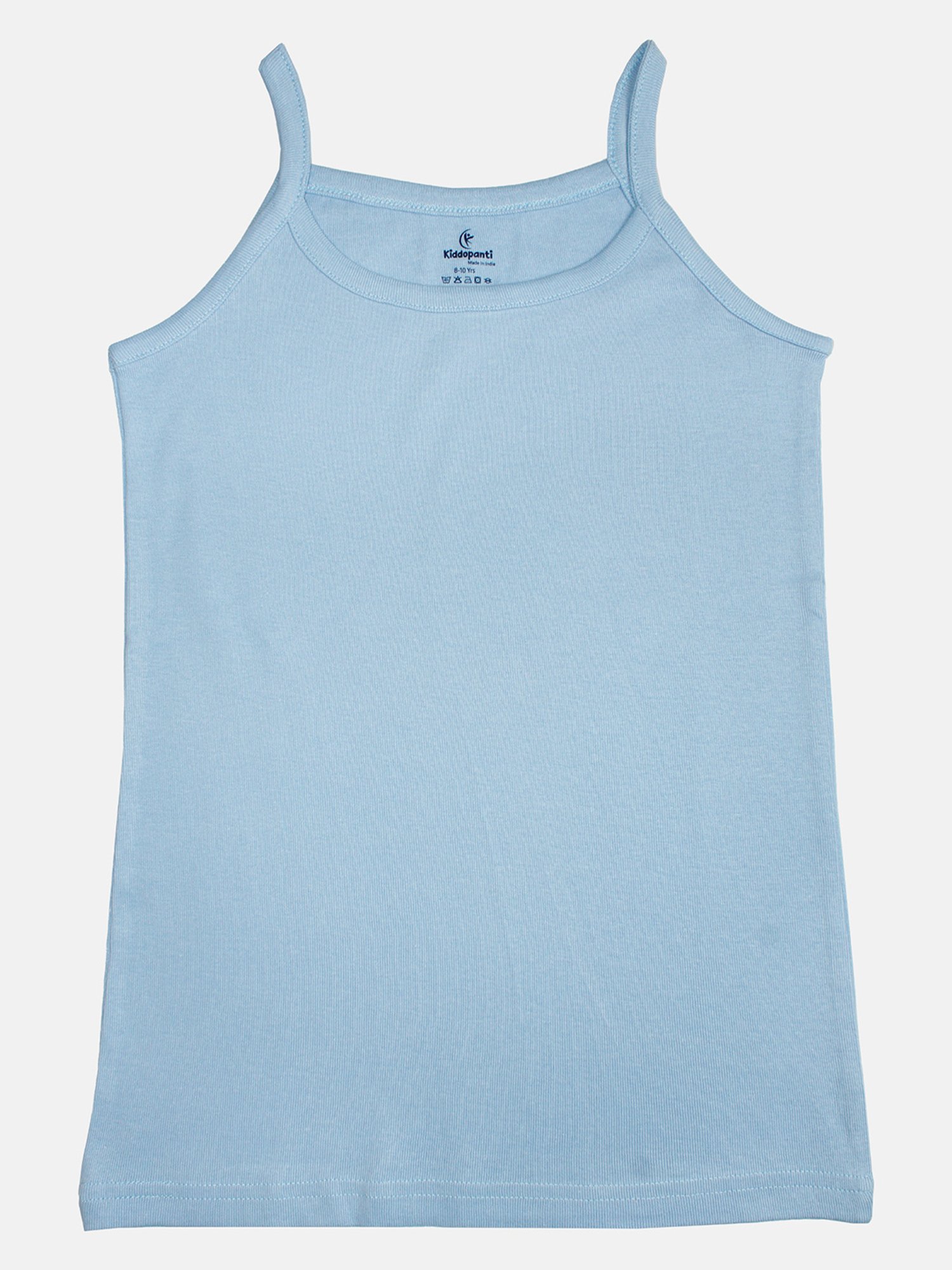 Kiddopanti Kids Black & Pink Solid Camisole (Pack Of 2)