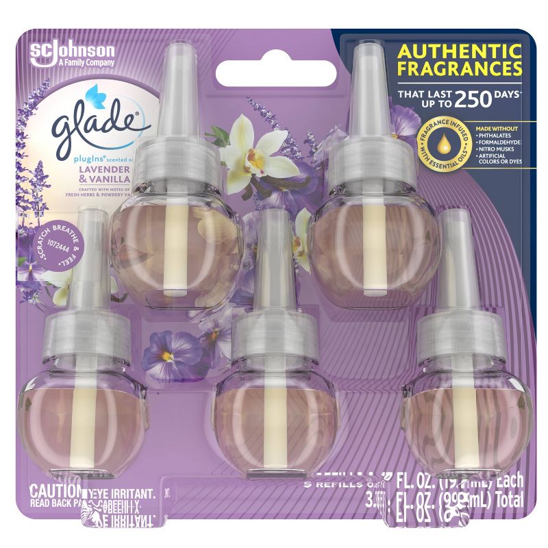Glade  Lavender & Vanilla PlugIns Refill - 5ct