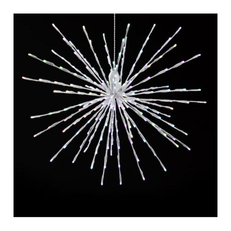 Twinkly 200 LED RGB Multicolor Bluetooth Enabled Decorative Spritzer Lights Bundle with USB-Powered Light Effects Music Player Dongle