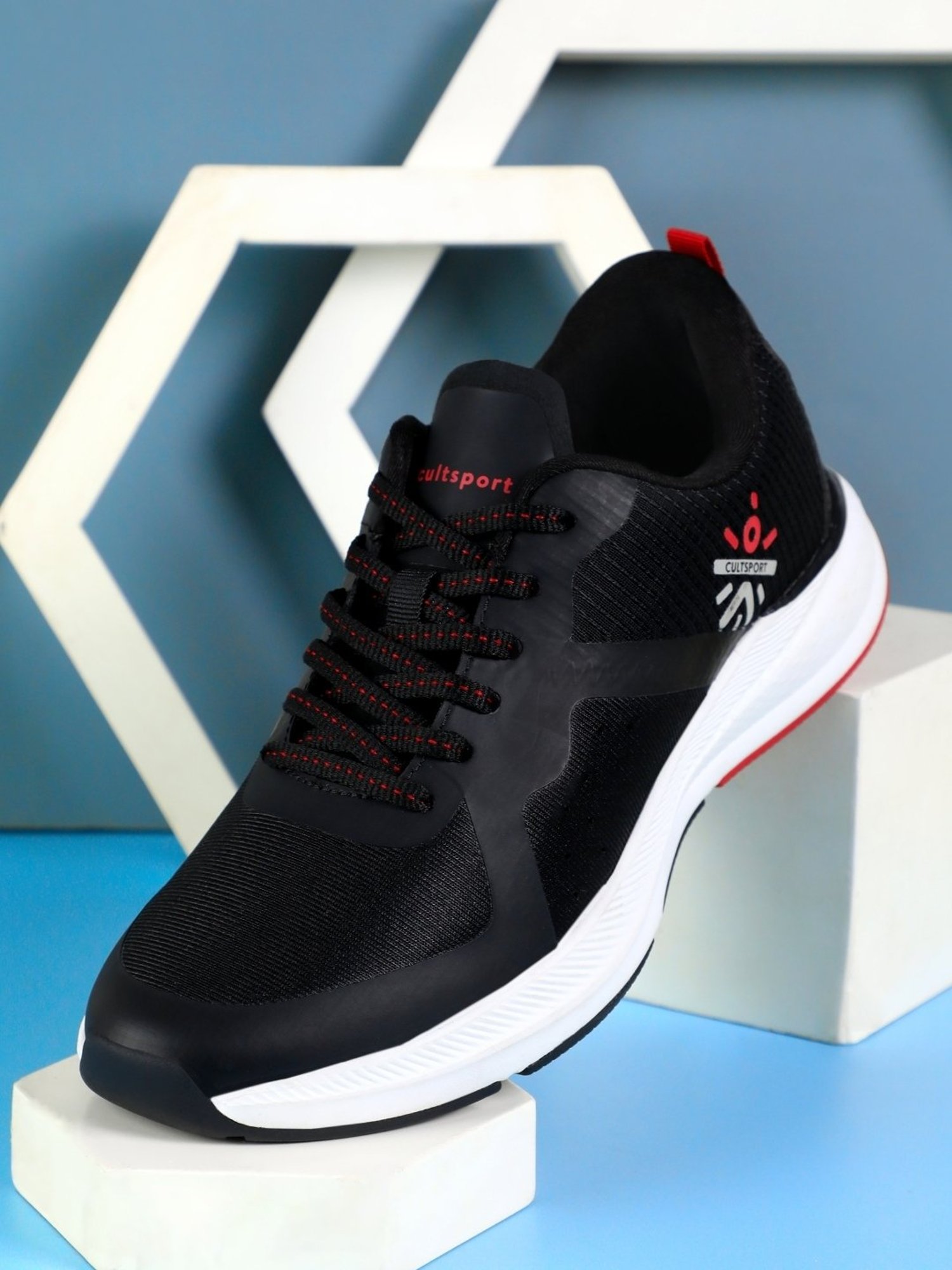 Cultsport Women's Speedster Black Running Shoes