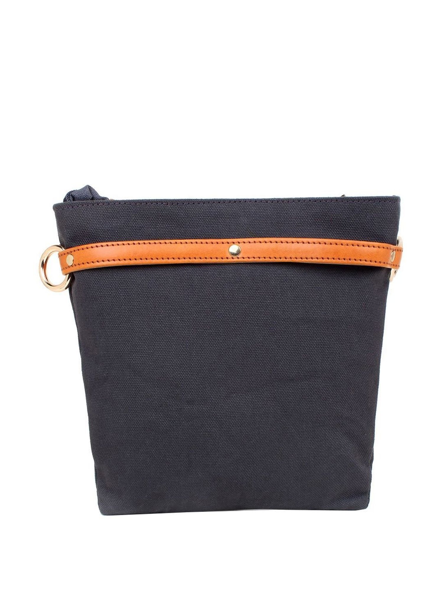 Spice Art Grey Embroidered Medium Sling Handbag