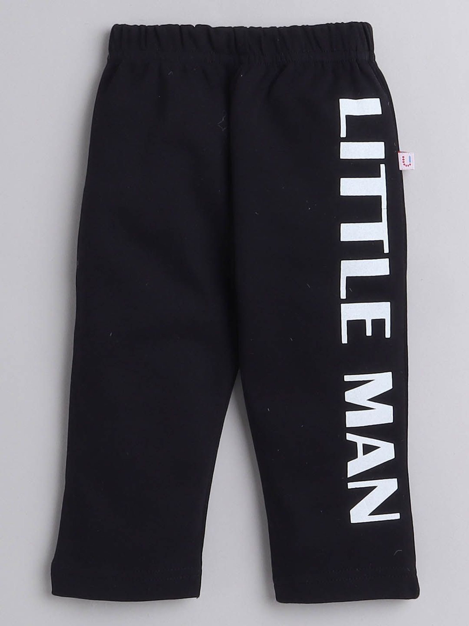 Bumzee Kids White & Black Printed Bodysuit with Pyjamas