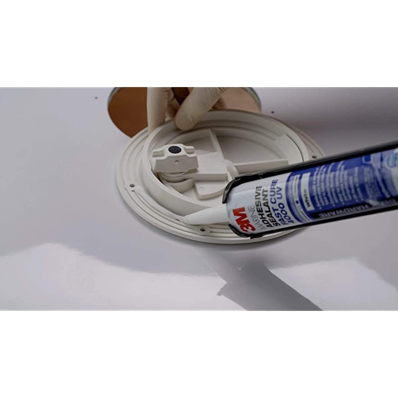 Marine Adhesive Sealant 4000 UV, PN06580, White, 295 mL Cartridge