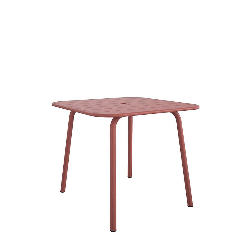 June Square Patio Dining Table - Persimmon - Novogratz