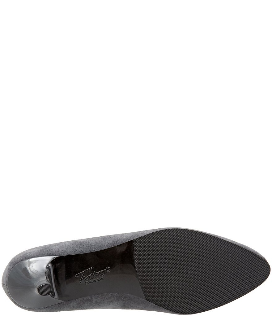 Trotters Kiera Suede Kitten Heel Pumps