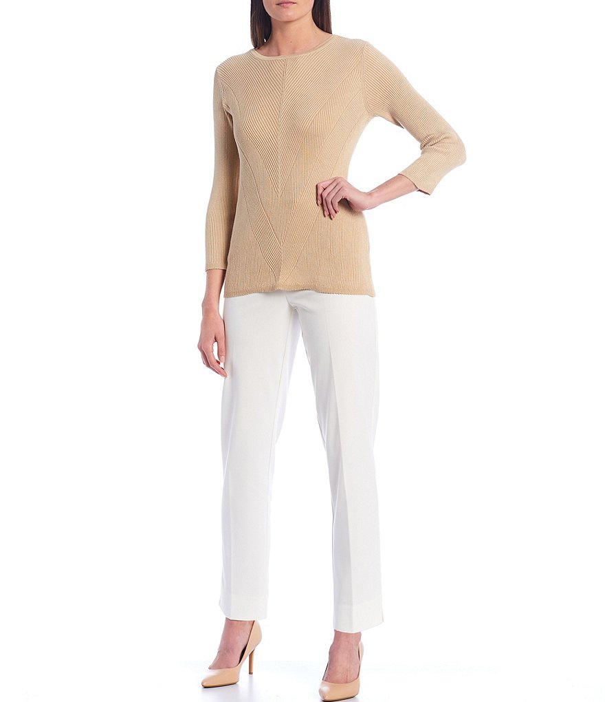 Investments Petite Size the 5th AVE fit Side Zip Slim Leg Pants