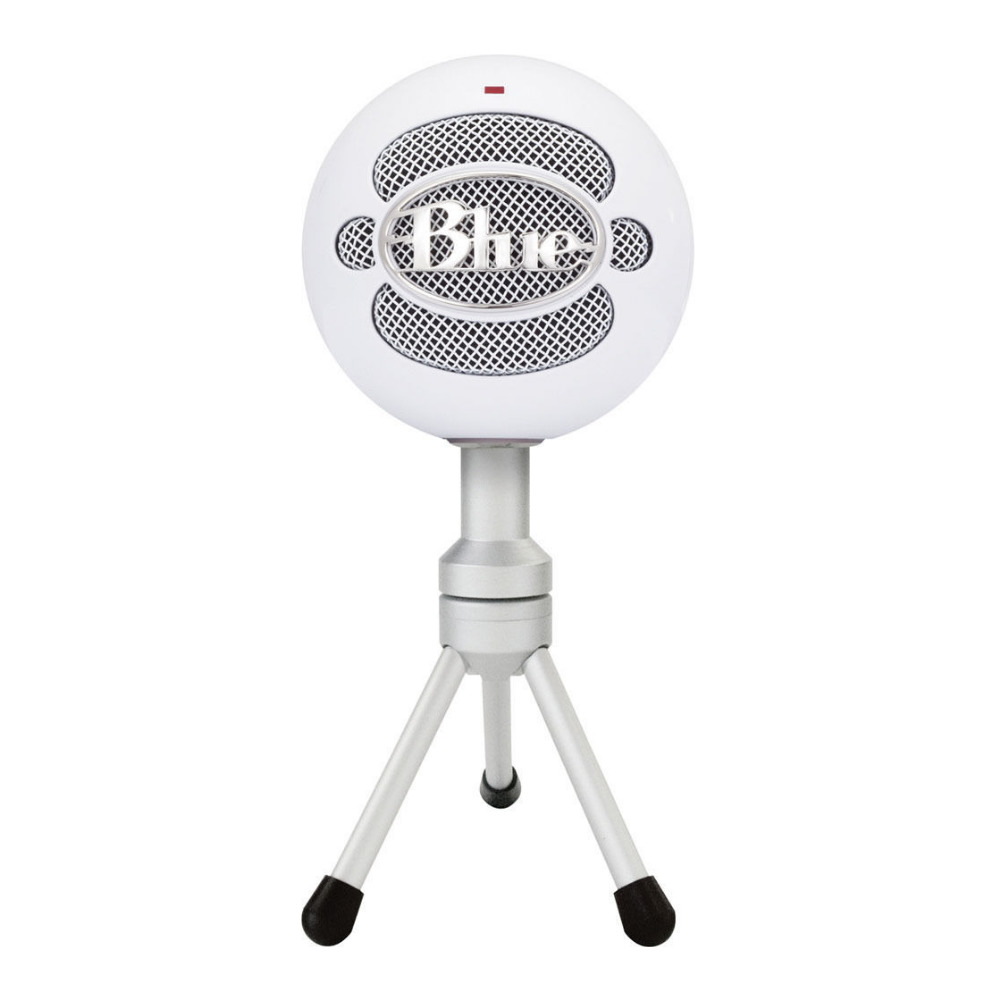 Blue Snowball iCE Mic (White) with Knox Gear Shock Mount
