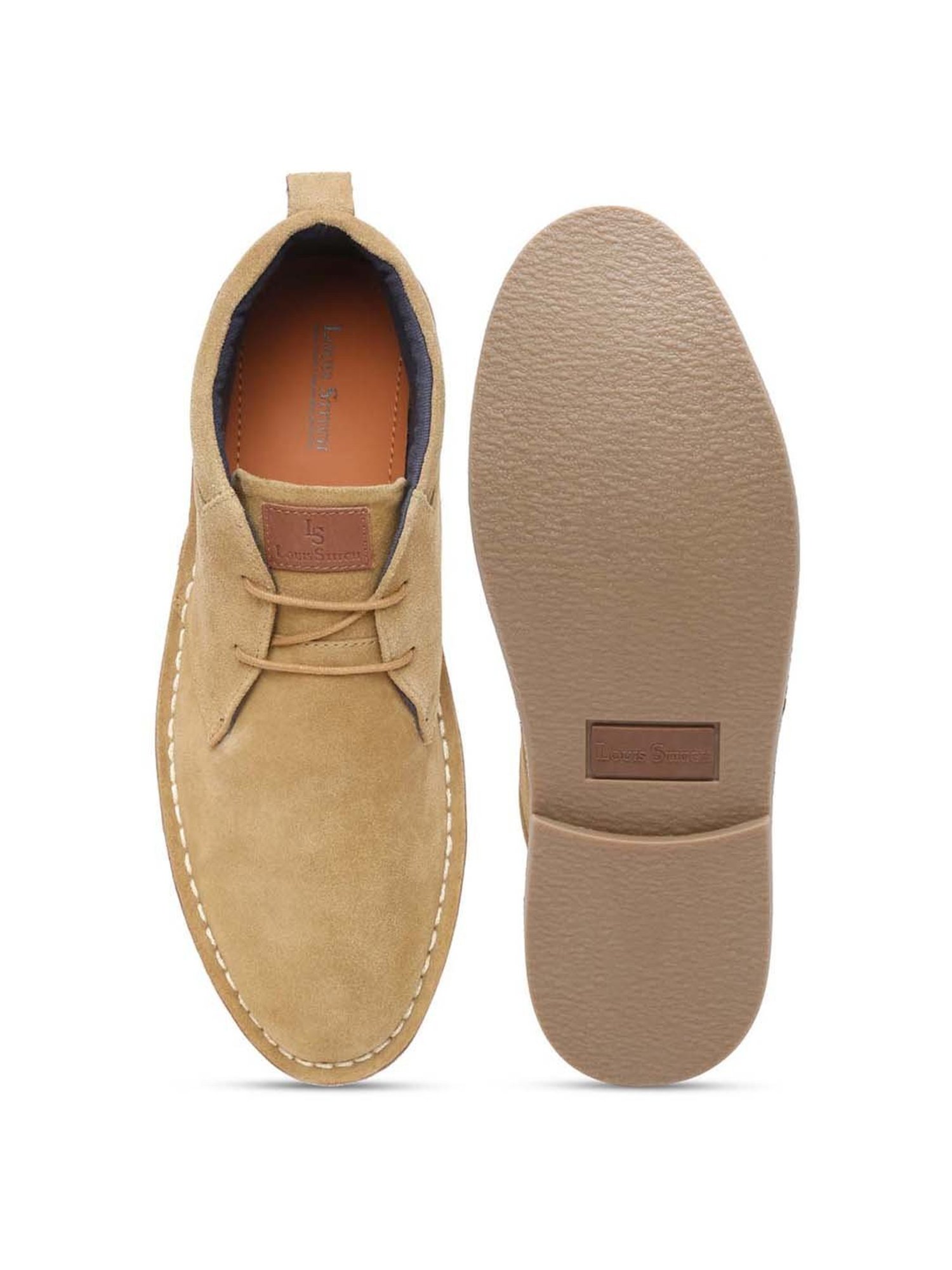 Louis Stitch Men's Cream Chukka Boots