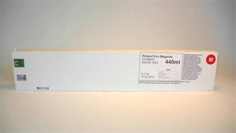 InkOwl Compatible Ink Cartridge Replacement for ROLAND ECO-SOL MAX Printers ESL3-4MG (440mL, Magenta) - USA-made ink