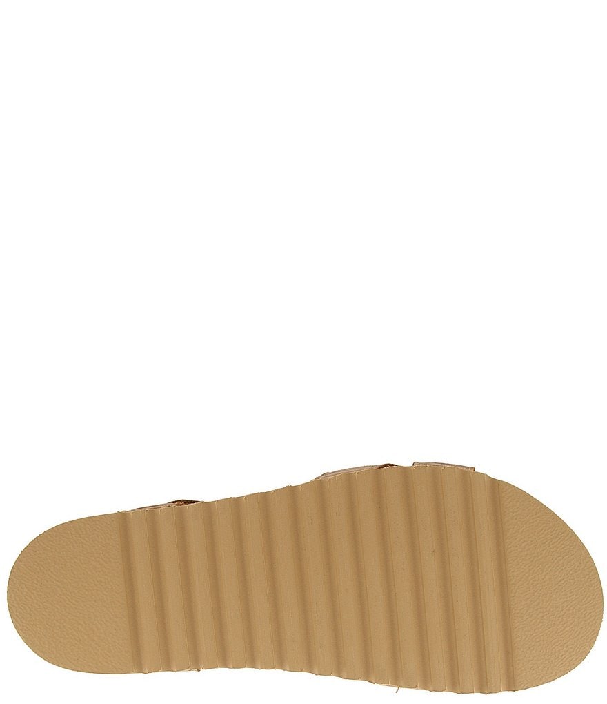 Taos Footwear Luvie Leather Adjustable Wedge Sandals