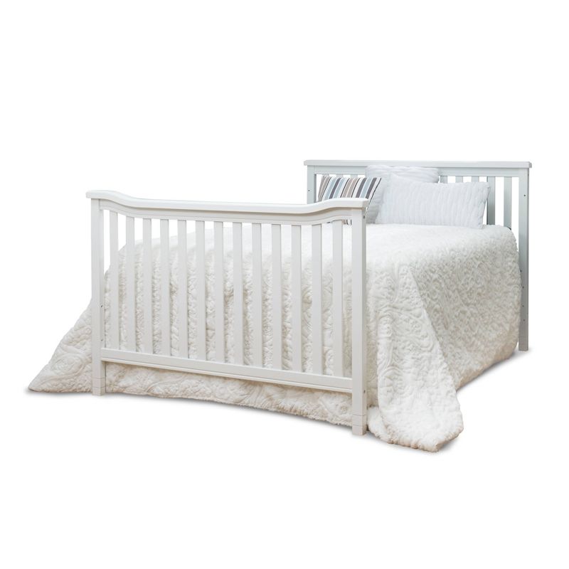 Sorelle Berkley Flat Top Standard Full Sized Crib White