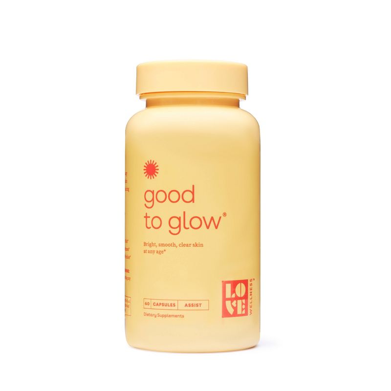 Love Wellness Good to Glow Dietary Supplements - 60ct
