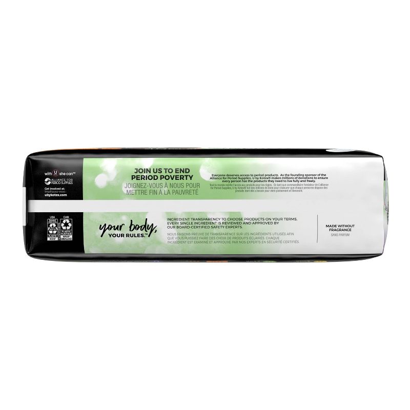 U by Kotex Security Unscented Overnight Absorbency Maxi Pads - 40ct