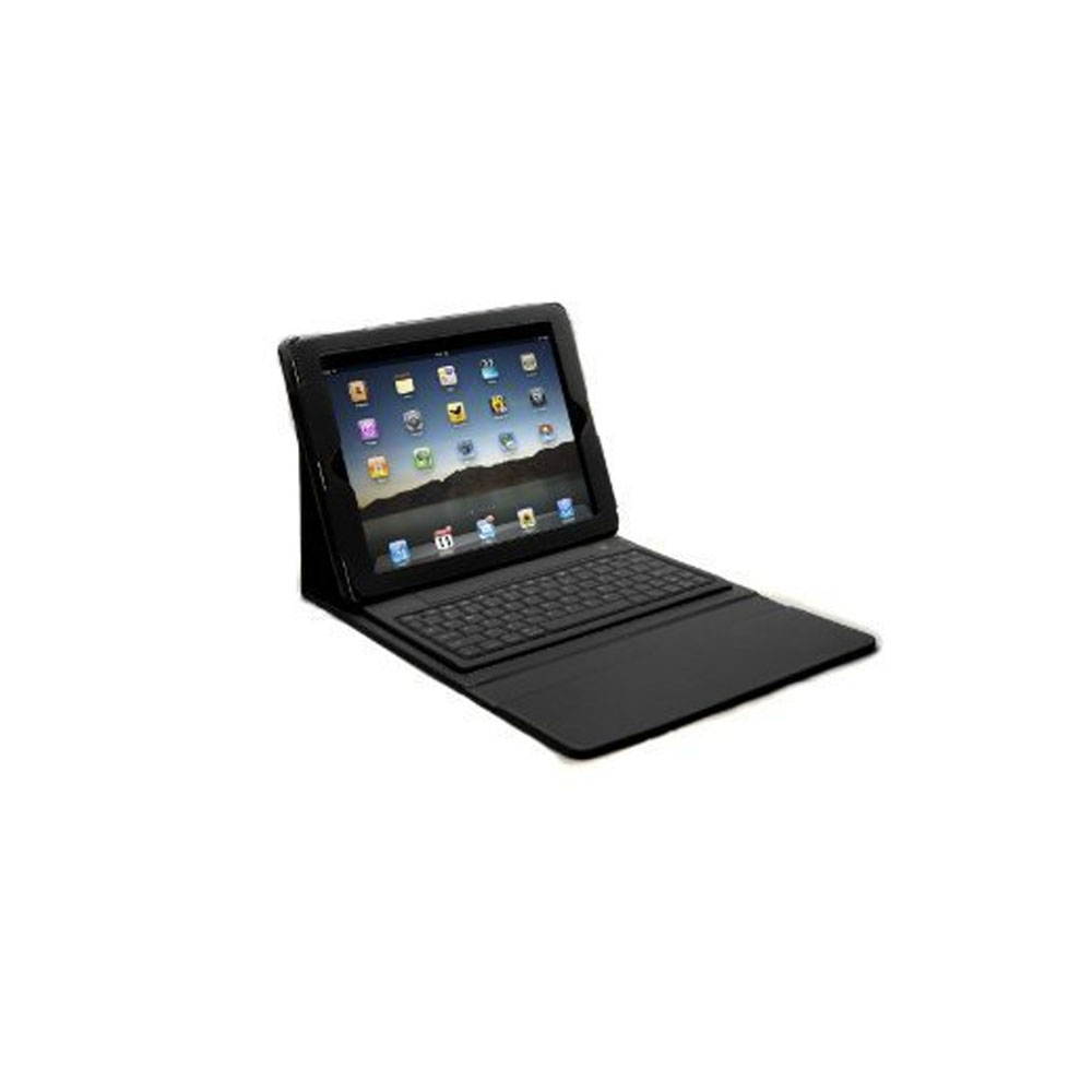 Leather Case with Built in Bluetooth Keyboard for iPad2 iPad3 iPad4 With Charging Cable