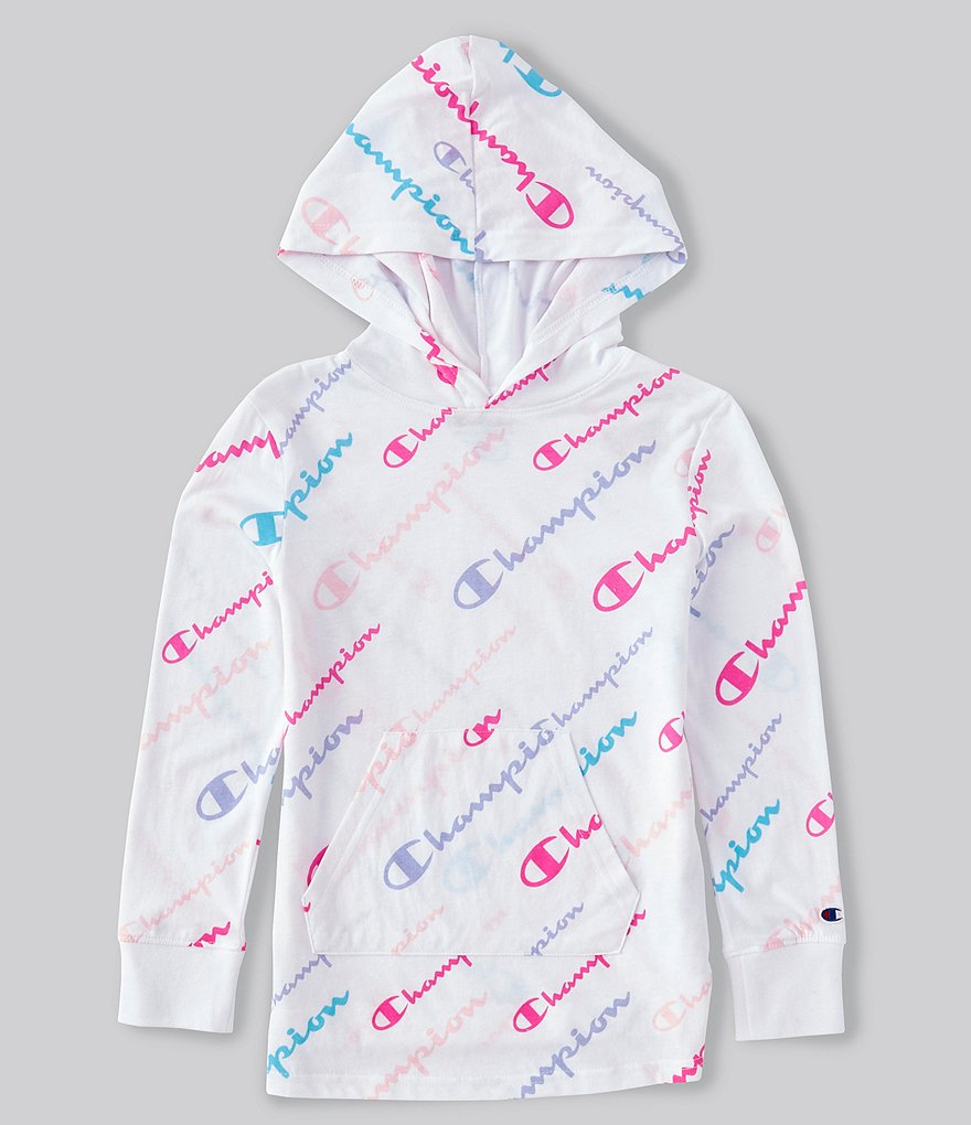 GB GB Girls Active Big Girls 7-16 Short Sleeve Tie-Dye Tee